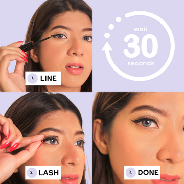 Flawless - Long Wispy with Adhesive+Magnetic 2 in 1 Liner